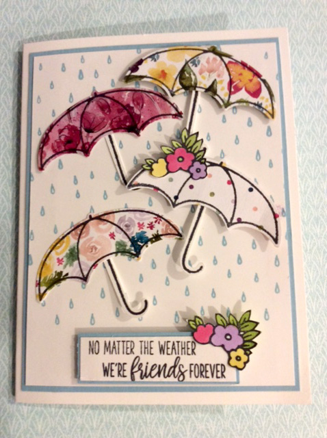 Under The Umbrella Stamp Set & Umbrella Builder Punch